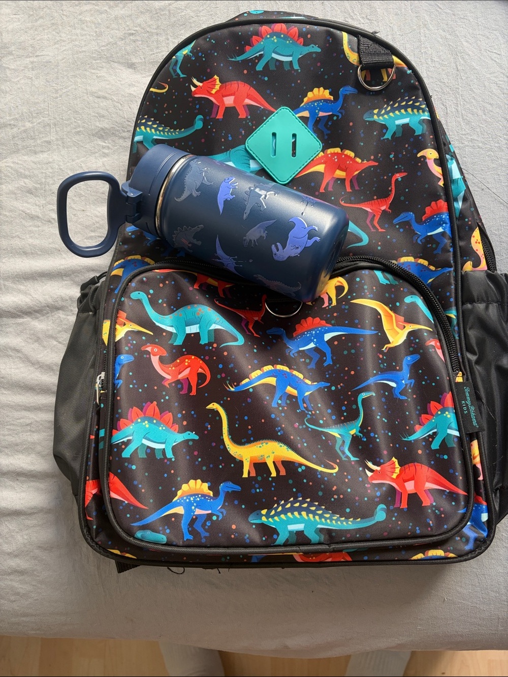 Kids Dinosaur Backpack with Blue Water Bottle - Tommy Bahama